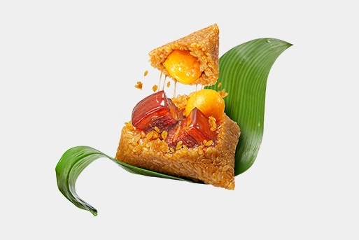 爆料双蛋黄五花肉粽